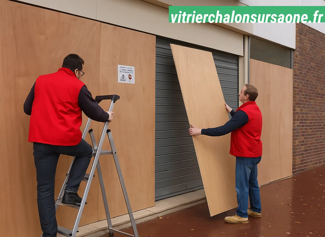 Mise en sécurité fermeture provisoire Chalon-sur-Saône