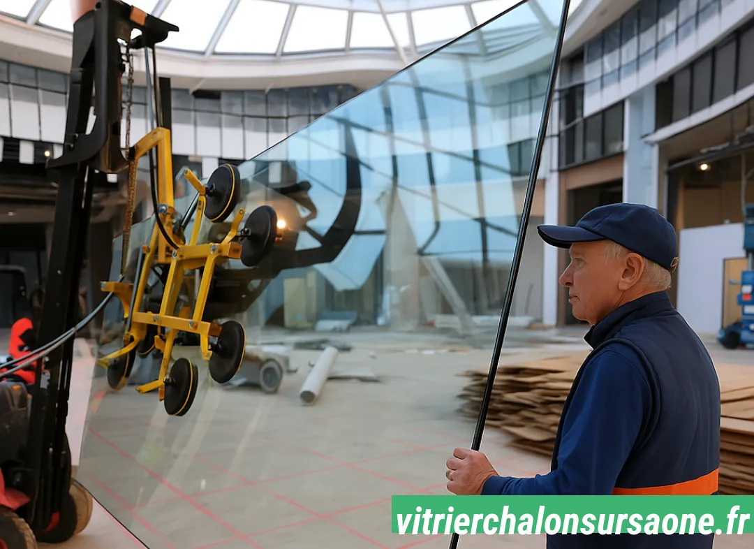 Remplacement de vitrine magasin Chalon-sur-Saône